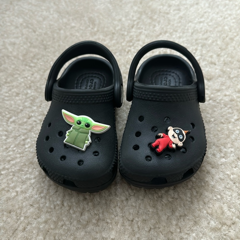 Black Crocs for infant